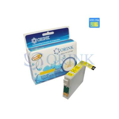 Premium Ink Cartridge ORINK yellow (8 ml) Epson Stylus D78,D92, D120, DX4000, 4050, DX4400, DX5000,5050, DX6000,6050,...