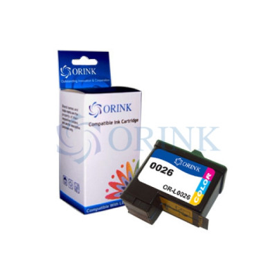 Premium Ink Cartridge ORINK COLOR (13 ml) Lexmark Color JetPrinter i3,Z13,Z23,Z25,Z33, Z35,Z515,...