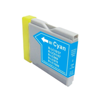 Premium Economy Ink Cartridge cyan (35 ml) Brother DCP-130C, 135C,150C,153C,157C, 330C,350C, 540CN,560C, 750CW,770CW;...